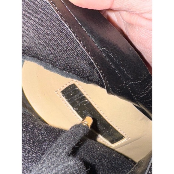 INC Women's Black Lace-Up Suede Boots Size 5.5M Casual Chunky Heel - Picture 8 of 11